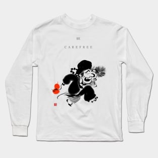 Be Carefree Monk Long Sleeve T-Shirt